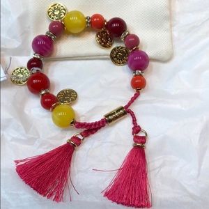 Kate spade pretty poms tassel bracelet